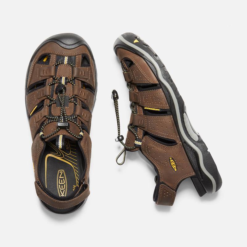 Keen Rialto II Trekkingsandalen Herren DE-29357 Bison/Black - Keen Herrenschuhe Braun